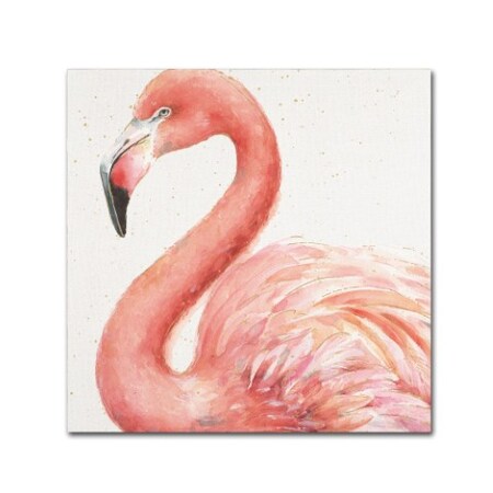 Lisa Audit 'Gracefully Pink III' Canvas Art,18x18